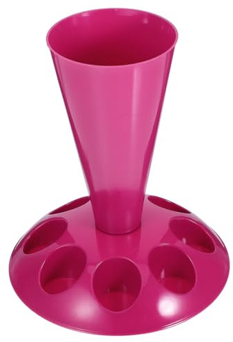 NOLITOY Organizador de Boquillas de Repostería Soporte para Bolsa de Pastel con 8 Ranuras Diseño Desmontable para Limpieza Kit de Decoración para Hornear Plástico Compacto para Pasteles