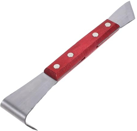 HIAKDOFT 1pezzi Strumento Per Scortecciare Corteccia Alta Durezza Con Manico Antiscivolo Raschietto Da Giardino Multifunzionale Per Parco Orto e Fattoria Design Ergonomico e Resistente