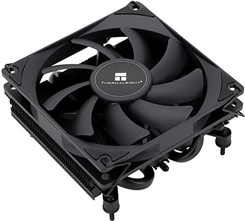 TR-Thermalright AXP90 X36 Black CPU-Kühler,36mm Höhe, leiser 92mm Low Profile Lüfter-2700U/min, für AMD AM4/AM5,Intel LGA1851/1700/115x/1200,Niedriges Profil ITX PC Kühler-Schwarz