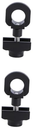 VANZACK 2 Piezas Ajustadores de Cadena para Bicicleta de Aleación de Aluminio Tensor de Tensión para Bicicletas Sola Velocidad y Fixie Kit de Negro Duraderos