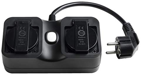 Edimax SP-1122WTO - Smarter WLAN-Stecker für außen/innen (2 AC-Steckdosen des EU-Typs) Macht Steckdosen intelligenter