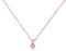 Ted Baker Neeno Small Heart Pendant Necklace for Women (Rose Gold/Crystal)