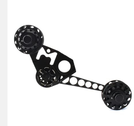 London Craftwork Tendeur de chaîne pour dérailleur Brompton - Poulie arrière - Moyeu 1-6 Vitesses - Noir