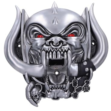 Nemesis Now Motorhead Warpig Décapsuleur mural en résine Argenté Produit sous licence officielle Motorhead Moulé dans la meilleure résine peinte à la main 21 cm