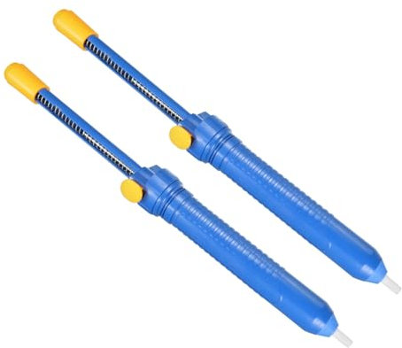CoCud Pompe à Dessouder 335mmx26mm Outil à Main pour Enlever la Soudure - (Applications : pour Aspirer le Soudage Sous Vide), 2 Pièces
