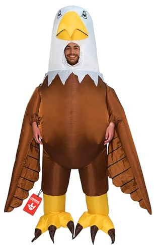 Morph Disfraz Inflable Águila Adulto, Traje de Pájaro para Carnaval y Halloween, Disfraces Animales Adulto, Talla única
