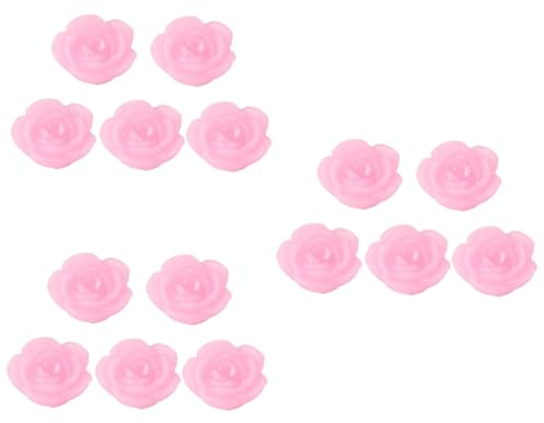 PRETYZOOM 15 Stk Rosenkerzenlicht Blumenparaffinkerzen Schwimmende Paraffinkerzen Rosenkerzen Aus Paraffin Rose Kerze Wasserschwimmkerzen Wasserrosenkerzen Rosa Sonnenblume Wachskerze