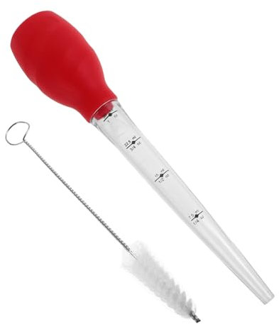 BEBEMOKO Turkey Baster Bulk Silicone Food Baster Suction Drip Tube Cooking Oil Dispenser for Cooking BBQ Tool