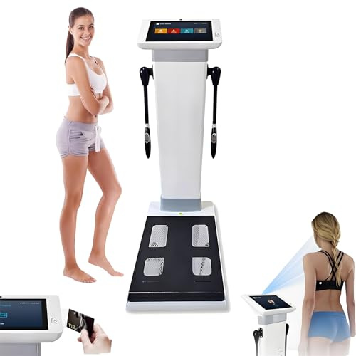 Máquina de análisis de bioimpedancia táctil HD de 10,1 pulgadas, prueba de altura ultrasónica, composición corporal, control de peso, analizador de grasa, salud Ma