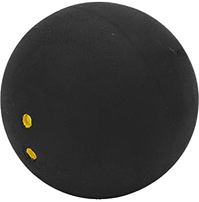 GYZOUKA Ultimativer Profi Squashball, 37 Mm, Gummiball mit Doppelten Gelben Punkten, mit Abstoßungskraft, für Training, Training und Vereinsspieler