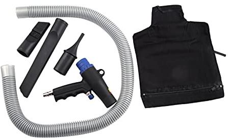 Kueohse 2 in 1 Air Duster Compressor Kit Multifunction Air Vacuum Blow Pneumatic Vacuum Suction Cleaner Tools