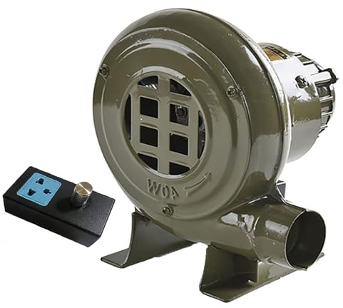JOUFNING Soffiatore Elettrico per Fucina da Fabbro, Soffiatore Centrifugo per Barbecue da 220 V, Soffiatore d'Aria Commerciale Compatto Ed Efficiente dal Punto di Vista Energetico(40W)