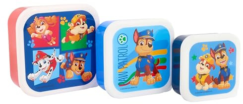 Paw Patrol Play Loncheras de polipropileno, color azul