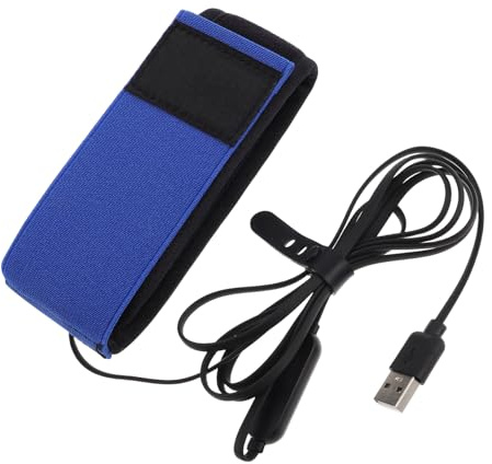 TEHAUX Fascia Riscaldante per Obiettivo della Fotocamera USB Regolabile 3 Livelli con Materiale e Plastica, Portatile e Facile da Usare per Fotografia All'aperto
