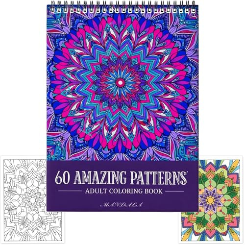 Mandala Livre de coloriage, livres de coloriage, livres de coloriage, convient pour les cours d'art, les exercices de méditation de pleine conscience et les présentoirs de cadeaux créatifs