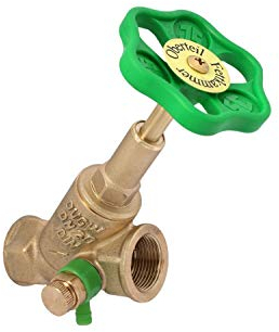 Schlösser Freistromventil / Schrägsitzventil 3/4 DN20 mit Entleerung