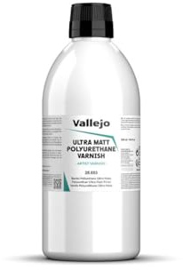 Vallejo 28653 Polyurethane Permanent Varnish Ultra Matt (500ml)