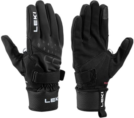 Leki Leki Lenhart GmbH Unisex vuxen Leki skidstav, svart, 7