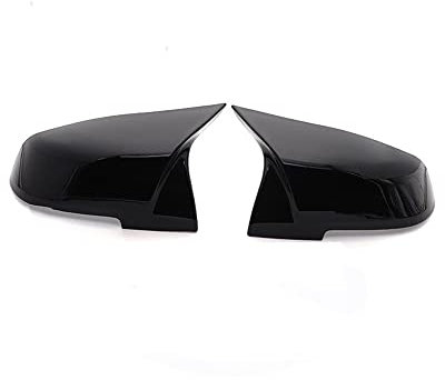 Spiegelkappen Rückspiegel-Abdeckkappe Echtcarbon Schwarz Für BMW Serie 1 2 3 4 XM 220i 328i 420i F20 F21 F22 F23 F30 F32 F33 F36 X1 Außenspiegelabdeckungen (Color : 1 UK)