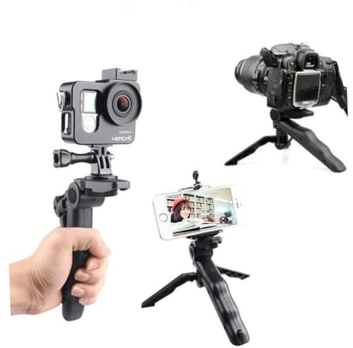Artibetter Mini Trépied Portable pour Appareil Photo Support Auto-chronomètre Et Vlogging Et Stable Noir