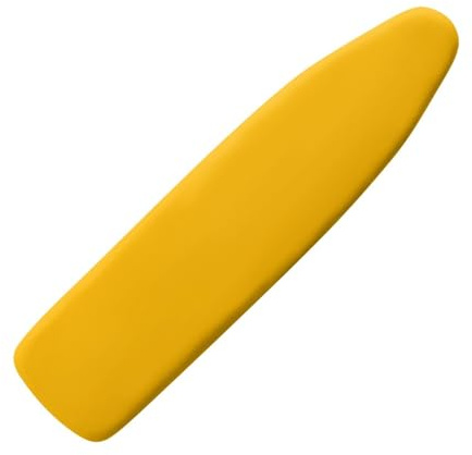 Treer Copri ASSE da Stiro Tinta Unita, Copriasse da Stiro Universale con Bordo Elastico, Copertura ASSE da Stiro per S-2XL ASSE da Stiro, Resistente allo Sporco (M,Giallo)
