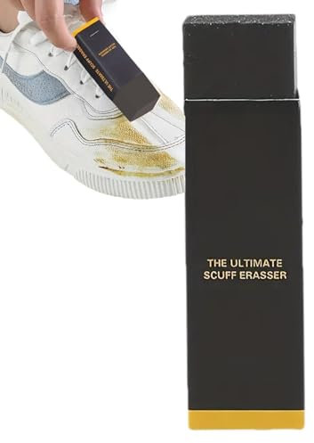 Nettoyeur de Chaussures Blanc - Détachant - Gomme pour Chaussures de Sport et Chaussures - Élimine Rapidement Les Taches et la saleté - Outil de Nettoyage Compact idéal pour Les Types de