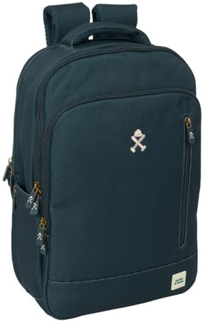 Safta HARPER & NEYER - Mochila para Portátil 15.6 con Bolsillo para Tablet y Conector USB, Ideal para Jóvenes de Diferentes Edades, Cómoda y Versátil, Calidad y Resistencia, 29x15x44 cm