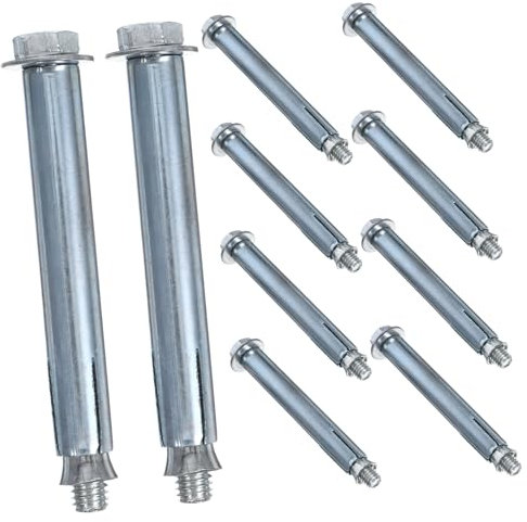 CANIGHT Pernos Para Reductores De Velocidad Tornillos De Expansión Para Estacionamiento Garaje Anclajes Para Fijación 10 Unidades Duraderos y Resistentes