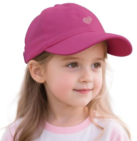RunFar shop Baseball Kappe Mädchen Pferdeschwanz Snapback Verschluss Baseball Cap Kinder Cap Sonnenkappe Sonnenhut Süße Schleife Mädchen Sommermütze UV Schutz verstellbare Outdoor Reise Caps