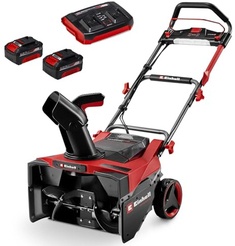 Einhell Professional Akku-Schneefräse GP-ST 36/53 Li E BL Power X-Change (36 V, 53 cm Arbeitsbreite, max. 33 cm Schneehöhe, inkl. Reinigungsspatel, inkl. 2X 4,0Ah Akku & Twincharger)