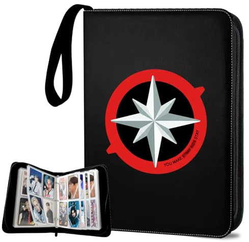 Stray Kids Photocard Holder, Stray Skzoo Photocard Binder, SKZ Skzoo Raccoglitore di Cartoline Fotografiche 400 Tasche, Kpop Merch Regali per STAY