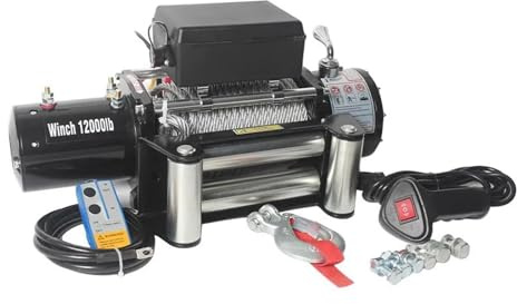 Argano fuoristrada auto-salvataggio 3000 libbre 12V 24V verricello for veicoli elettrico for gru for(24V wireless)