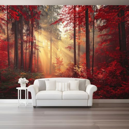 Nature Red Mangroves Path Photo Wallpaper Mural - Non-Woven Premium Wall Covering, Large 3D Art Poster Decoration for Living Room Bedroom Office Home Decor 250 X 175 Cm