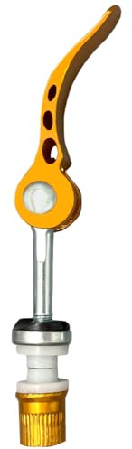 DAZISEN Fahrrad Sattelklemme - Spieße Bolzen Schnelle Veröffentlichung für Mountainbike Zubehör,Gelb (1 Stück),60 * 65mm