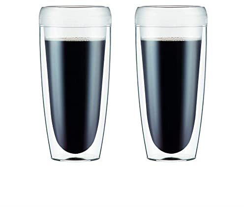 Bodum 11894-10SA PAVINA Outdoor Set med 2 hållbara plastmuggar, 0,6 liter