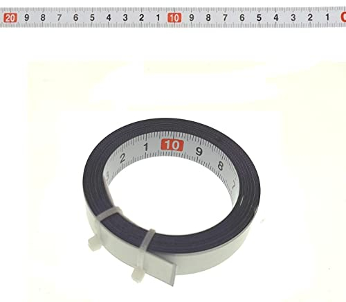 JZK Metro a nastro autoadesivo da 3 m, da destra a sinistra in acciaio, 3 m, metro metrico con adesivo sul retro, righello flessibile