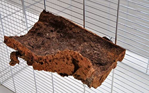 Korksitzbrett XL15x25cm für Wellensittich, Nymphensittich zum Knabbern und Spielen