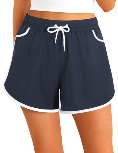 APTRO Damen Badeshorts Strandshorts Boardshorts Badehose Wassersport UV Schutz Sommer Sport Shorts