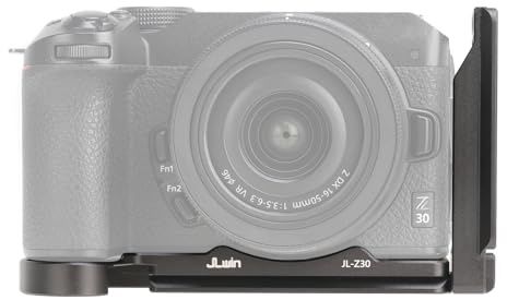 FOTGA Quick Release Plate L-Shaped Bracket Holder for Nikon Z30 Mirrorless Camera, Extendable Vertical Plate for DJI RS2/RSC2/RS3/RS3 Pro/RS3 Mini Gimbal Stabilizer Arca-Swiss Tripod Ballhead