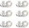 IKWOLETI Jeansknöpfe 12 Stück, 17mm Buttons, Jeans Knöpfe Ohne Nähen, Hosenknöpfe zur Reparatur von Jeans, Hosen, DIY, Hosen Enger Machen, zum Erweitern oder Reduzieren der Hosengröße