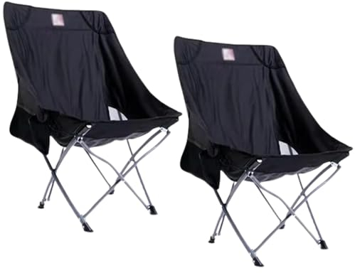 GONGGUJ Compact s Freizeit-Moon-Stühle für Erwachsene, leicht, zusammenklappbar, tragbar, Aufbewahrung für Outdoor-Camp ()