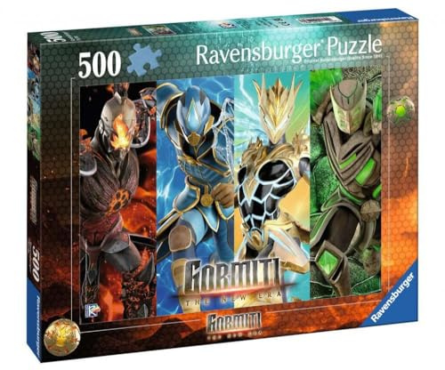 Ravensburger Puzzle 500 Pieces Gormiti: The New Era - Puzzle Erwachsene ab 14 Jahren, 49 x 36 cm, Puzzle für Erwachsene, Sammlung 500 Teile, Geschenkideen | Puzzle 500 Teile, 49 x 36 cm, für Erwachsene ab 14 Jahren, Kollektion 500 Teile und ideal als originelle Geschenkidee.