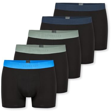 Schiesser Herren 5 Pack Bio Baumwolle Multipack-95/5 Organic Boxershorts