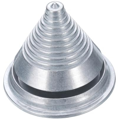 sourcing map 1 équilibreur de lames de tondeuse à gazon, en alliage de zinc, aiguiseur de lame de tondeuse universel après affûtage pour perceuse électrique, lames de tondeuse à gazon, gris