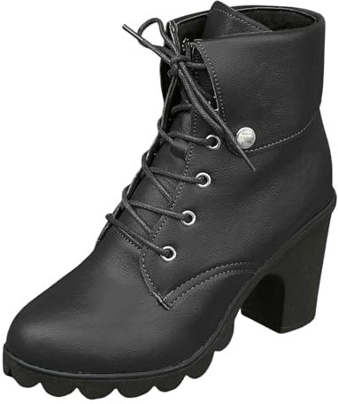 Platform Boots - Stivali da vela, impermeabili, a mezza altezza, da cowboy, da donna