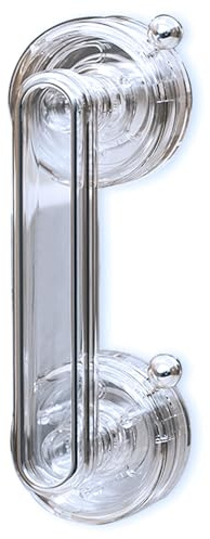 YIDELAI-Poignée de porte de ventouse, poignée d'armoire adhésive, accoudoir de porte coulissante de cuisine, facile à installer, convient aux fenêtres (L-Transparent colorless)