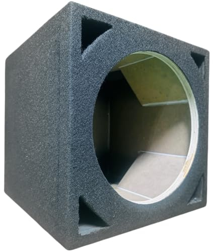 Altavoz de graves vacíos de 12 pulgadas, caja de subwoofer para audio de coche, altavoces estéreo Xtreme duraderos, cajas de subwoofer de madera fuerte, alfombra, cuerno chuchera, estilo brasileño
