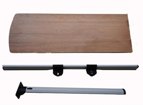 Nordivo 80-cm Wohnmobil-Wandklapptisch,Wohnmobiltische Klappbar,RV Faltbare Wohnmobil-Picknicktische,RV-Klapptisch mit Mehrschichtiger Holzplatte,für Boote, Wohnwagen(Dark Brown)