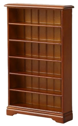 Petite bibliothèque miniature en bois pour maisons de poupée à l'échelle 1:12, décoration de meubles, cadeau d'amateur de livres, petite décoration d'étagère pour les amateurs de livres