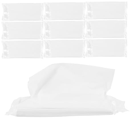 Mikinona 10 confezioni Pacchetti Salviette Monouso per Auto Ricariche Carta Viso Tascabile per Kit Fazzoletti Accessori Auto Pratici e Compatti per Quotidiano
